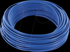 KD05BL10 copper wire 0.5mm 10m blue