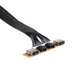 Panel I/O audio do obudowy ATX Akyga AK-CA-85 2x USB 2.0 78mm