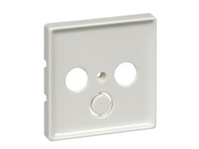 MERTEN D-LIFE Płytka czołowa gniazd antenowych 2/3 otwory biały MTN294119 SCHNEIDER ELECTRIC