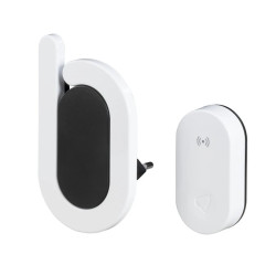 Dzwonek sieciowy bezprzewodowy BULIK II zestaw IP56 zasięg 350m DRS-985H SUN10000428