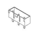 Wtyk PCB 3-pinowe raster: 7.92mm -rzędowe Molex Przewlekany