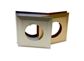 Osłona ściany pod wyłącznik podtynkowy OW-1 ZŁOTY