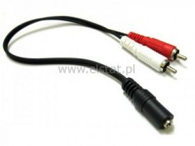 Jack 3,5 GN - 2xWT RCA, 20cm