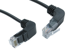 Kabel Ethernet Cat5e długość 0.5m Z zakończeniem RS PRO PVC l. żył: 8 średnica 4.7mm