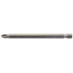 Draper 64365 No.2 1/4&quot; Hex Cross Slot Insert Bit 100mm Long x 1