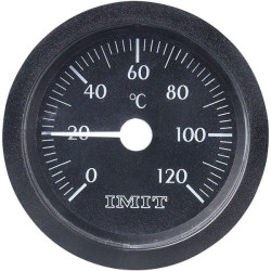 IMIT 100847 Capillary Thermometer 0-120°C Precise Ratcheted Mounting