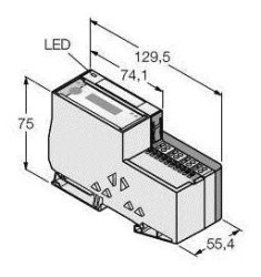 Akcesorium Turck TI-BL20-E-DPV1-S-2 1545126 1 szt.