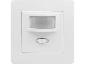 Czujnik ruchu PIR do instalacji w puszce, 160, 500W, biały