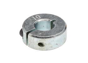 Pierścień osadczy, mocowanie: Śruba zaciskowa, śred. wału: 10mm, Stal