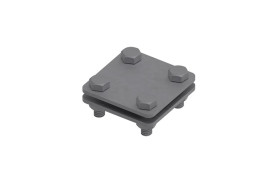 Złącze uniwersalne 2-elem. 60x60 bednarka-bednarka stal ocynkowana ogniowo 214.1 OG 21400102