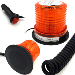 Lampa ostrzegawcza pomarańcz.6W 10-30V 30LED, Samochodowa z magnesem