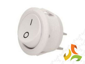 Wyłącznik kołyskowy 6A 250V biały W1.11/BIAŁY ORNO