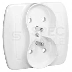 Gniazdo podwójne 2x2P+Z AKORD