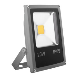 Halogen LED 20W szary SLIM 6000K COB 1400lm Biały zimny
