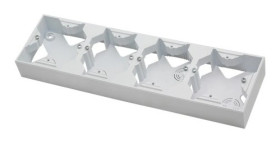 ARIA Puszka instalacyjna poczwórna biały PNP-4U/00