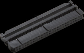 10120117 header connector, 2x20-pin, gold plated