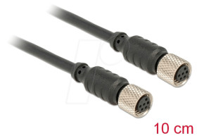 12689 M8 Sensor- / Actuator Cable 6 Pin Female to 6 Pin Female