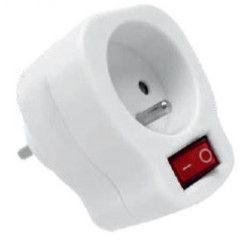 Rozgałęźnik 1gn zu + wyłącznik RC-10W ELGOTECH