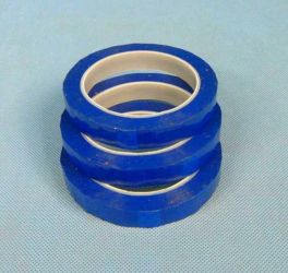 TAŚMA POLIESTR.Z KLEJEM BLUE 15mm 60mb