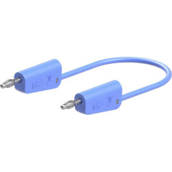 Stäubli 641030-07523 LK-4N-F10 Test lead 75 cm blue stackable plugs