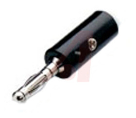 Adapter z wtykiem bananowym Męski Śruba typ Wtyk bananowy Czarny 15A Mueller Electric rozmiar 4 mm