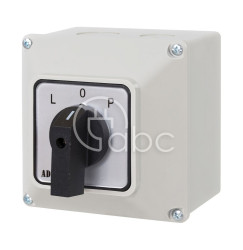 Łącznik krzywkowy lewo-prawo 3P 40 A LO2/40/L0P