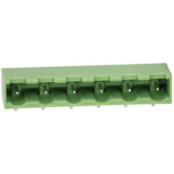 TruConnect 7.5mm Header Right Angle Closed 6 Way Terminal Block