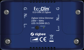 ECO-DIM.13-ZGB Inline dimmer, Zigbee, 250 W, phase off (RC)