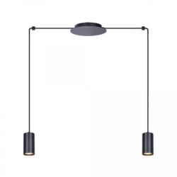 Lampa wisząca czarna z możliwością regulacji z serii PUERTO K-4896 Kaja Lighting