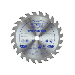 Faithfull FAIZ19024 TCT Circular Saw Blade 190 x 16mm x 24T POS