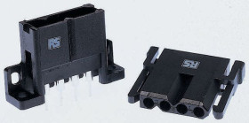 Wtyk PCB 4-pinowe raster: 5.08mm -rzędowe ITT Cannon Przewlekany 10.0A 250.0 V.