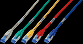 K5534FGE.1 Cat.6a Premium patch cable, yellow, 1M