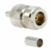 GN-RG58WC Gniazdo "N" wciskane i zaciskane na kabel RG58