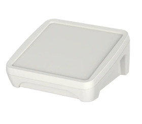 ABS enclosure kit, (L x W x H) 122 x 118 x 57.6 mm, white, IP65, 35112076.HMT1