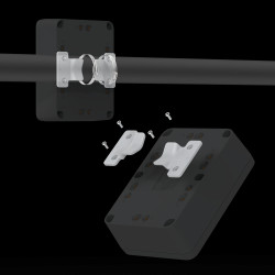 RAKwireless Pole Mount Horizontal (Mark B) Szary - mocowanie