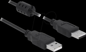 84889 Delock Cable USB 2.0 Type-A male > USB 2.0 Type-A male 1.0 m bla