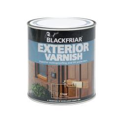Blackfriar BF0090001E1 Exterior Varnish UV66 Clear Gloss 500ml