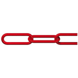 Warkocz czerwony tworzywo sztuczne dörner + helmer 128964 25 m