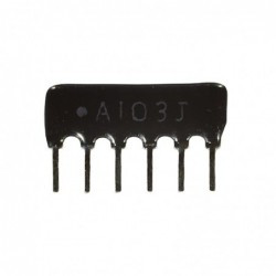 Drabinka rezystorowa 6x 10K A6P-10K A103J matryca szeregowa 1/8W 5% SIP-6