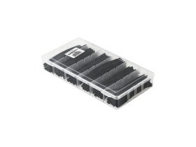 Zestaw rurek termokurczliwych HST-100C 10cm czarne 7858