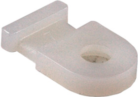 Mounting base, PA, natural, (L x W x H) 25.5 x 12.5 x 3.3 mm, 151-28219