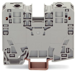 Złączka przelotowa WAGO poziomy: Pojedynczy 8 → 2AWGKlamra klatki zasilającej 285 125A