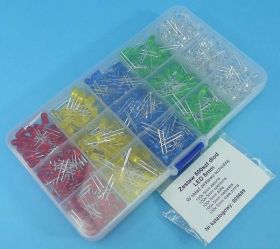 ZESTAW DIÓD LED 5mm MATOW. 500szt 5-KOL