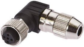 Vk003d20, Gniazdo Kablowe O4-5,1Mm, 4A, 32V, -25-85C, M12 Żeńskie 4Pin, Ip67