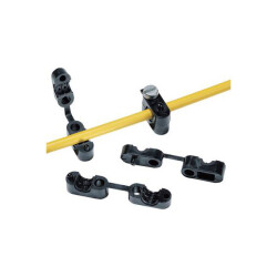 HellermannTyton 234-10400 KK4-N66-BK-D1 Cable Grip Clamp Black