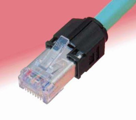 Złącze RJ45 Męski Złącze RJ45 Montaż na kablu Cat5e Hirose, 8P8C-żyłowe