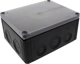Skrzynka przyłączeniowa Wiska COMBI 1610 BK DK, IP66/IP67, (D x S x W) 200 x 160 x 94 mm, czarny, 1 szt.
