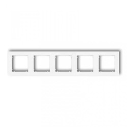 MINI Ramka pięciokrotna biała MR-5