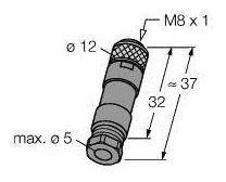 Turck 6904910 Złącze niekonfekcjonowane czujnika/aktuatora B5131-0, 1 szt.