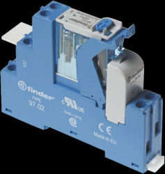 Coupling relay 2 Form C (NO/NC), 24 V (DC), 1200 Ω, 8 A, 250 V (AC), 4C.02.9.024.0052